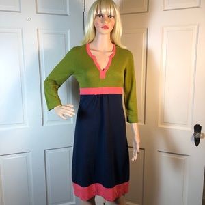 Boden Color Blocked Sweater Dress Sz 6